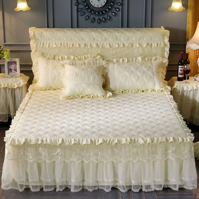 Boudoir Style Ruffled Bed Skirt 