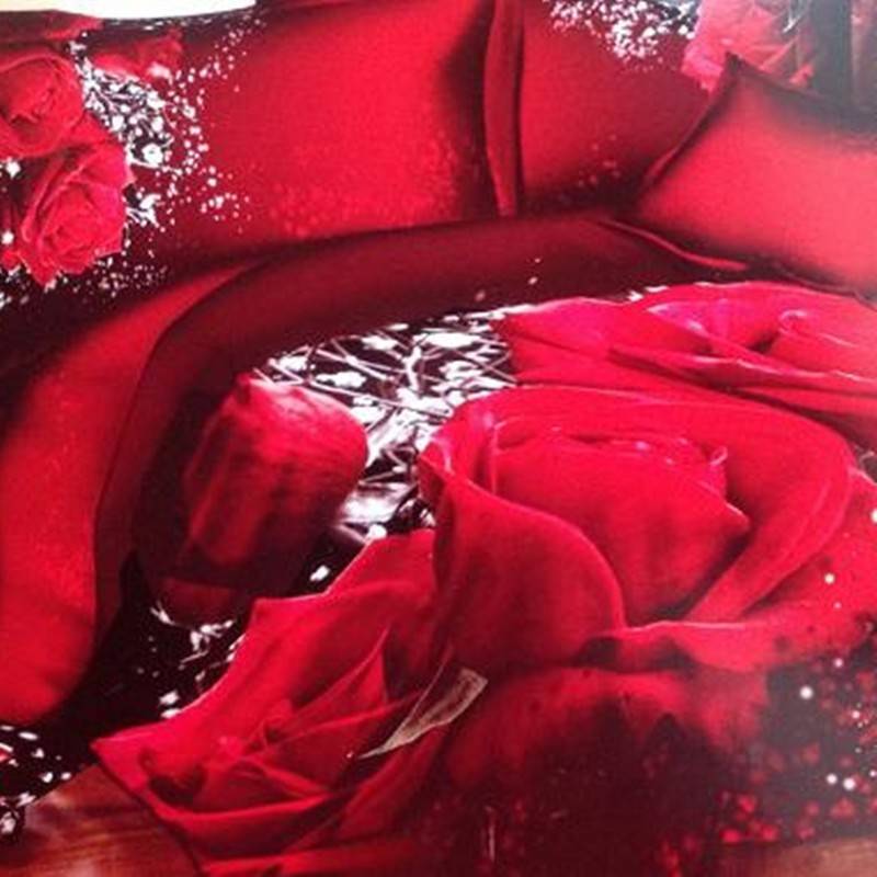 dark rose duvet cover