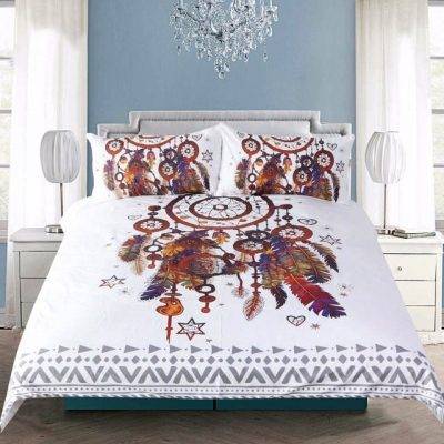 Make your bed with a bohemian duvet cover