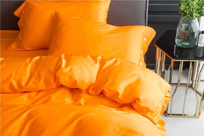 Yellow Egyptian Cotton Soft Bedsheet Pillows