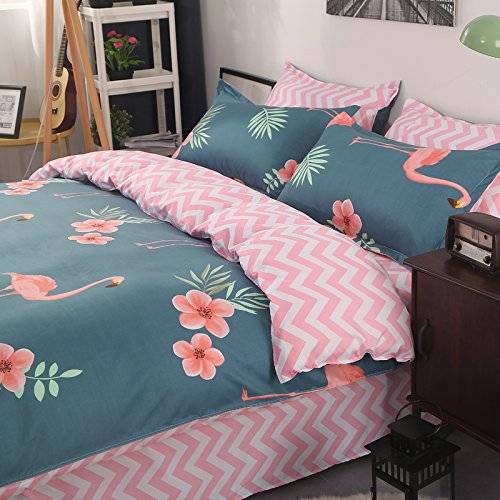 flamingo bedding set