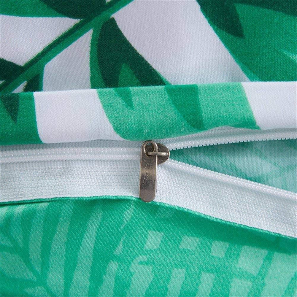 tropical plant bed sheet