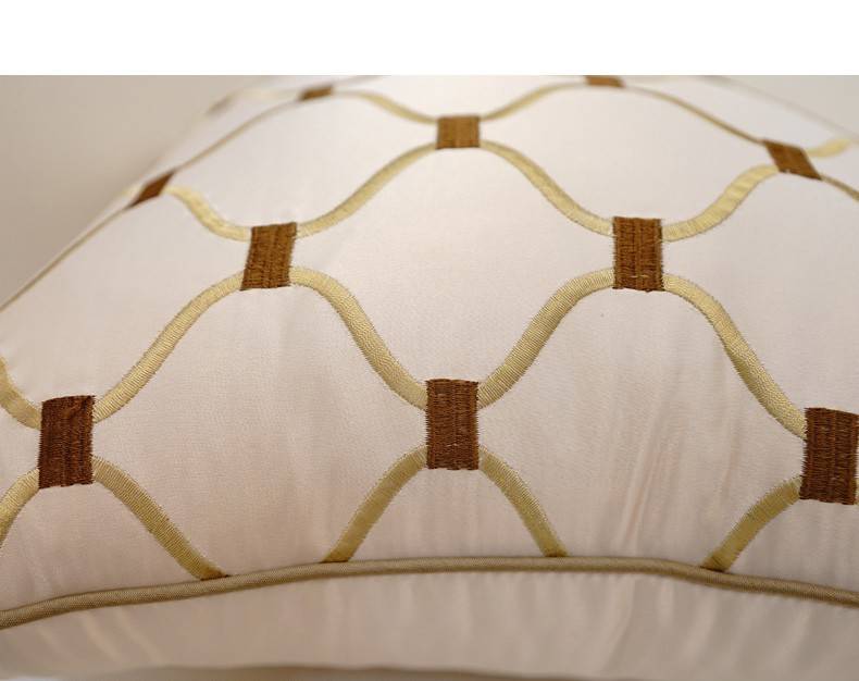 Embroidered Cushions Luxury Throw Pillows close up 2