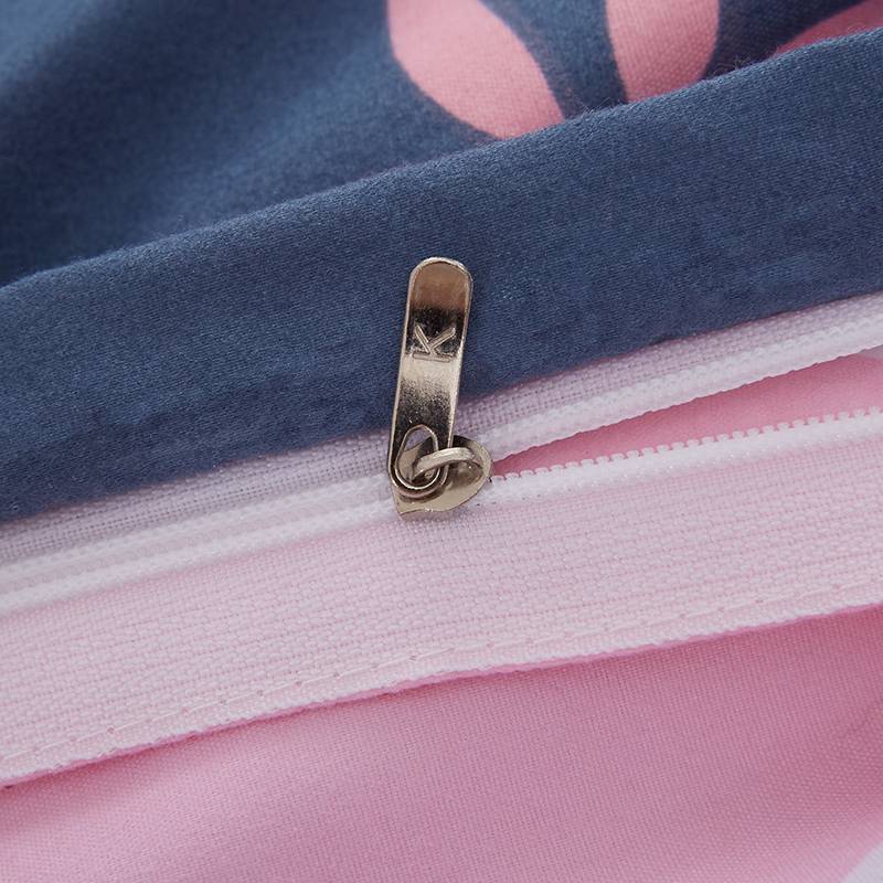 Flamingo Style Duvet Bedding Set zipper