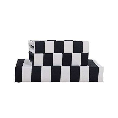 black and white striped bedding 2