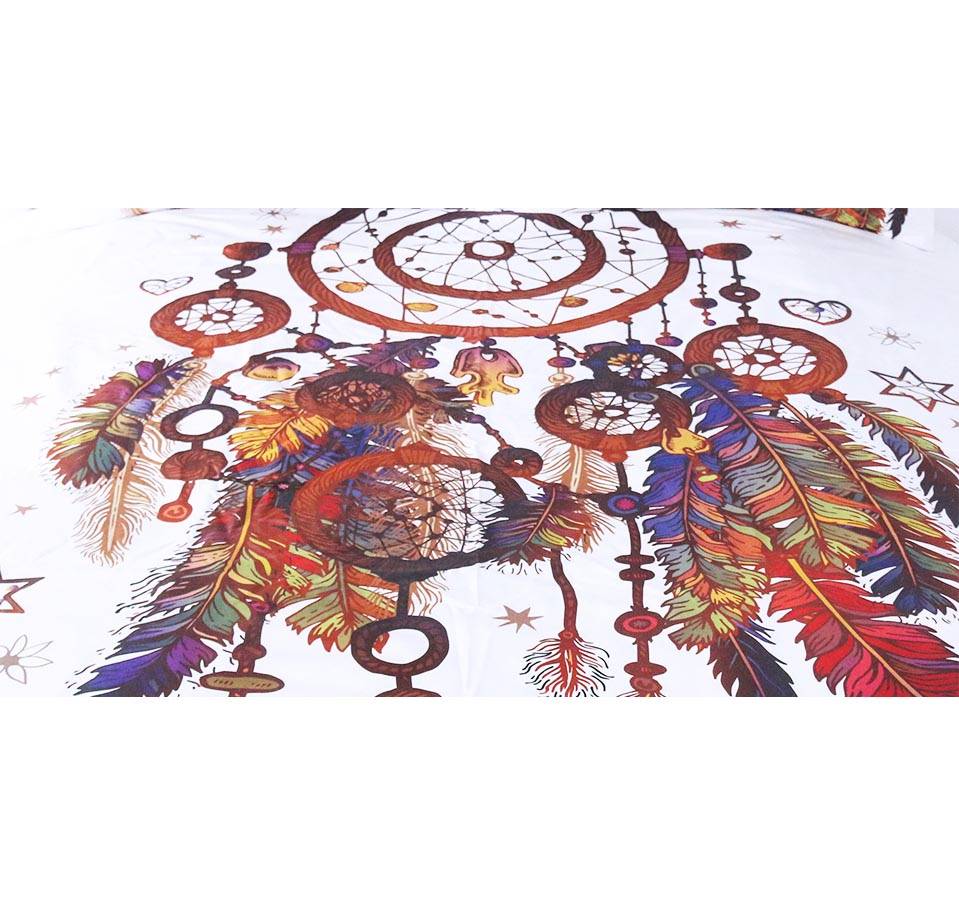 bohemian white dreamcatcher duvet cover bohemian white dreamcatcher duvet cover
