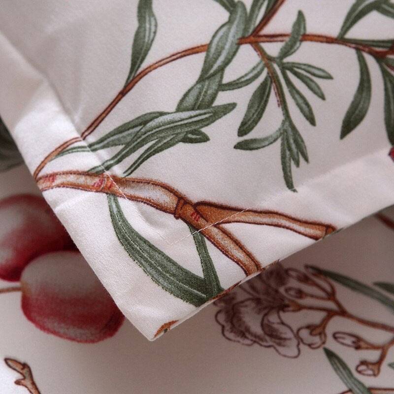 Modern Floral Duvet Cover With Blossom Color : Floral Birds|White|Lilac|paisley|crimson|grey leaf Modern Floral Duvet Cover With Birds Floral Duvet Covers