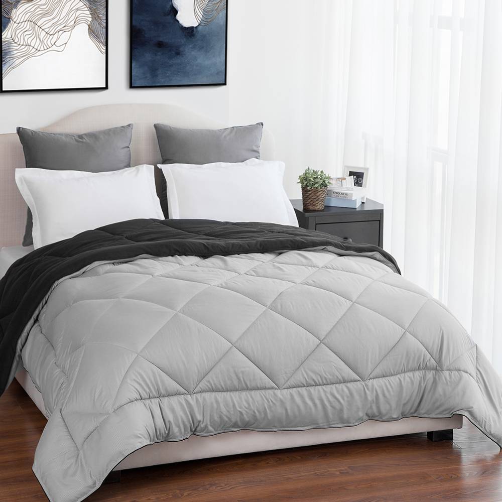 The Many Faces of a Duvet Cover in Grey and Anthracite - Bedding Sets ...