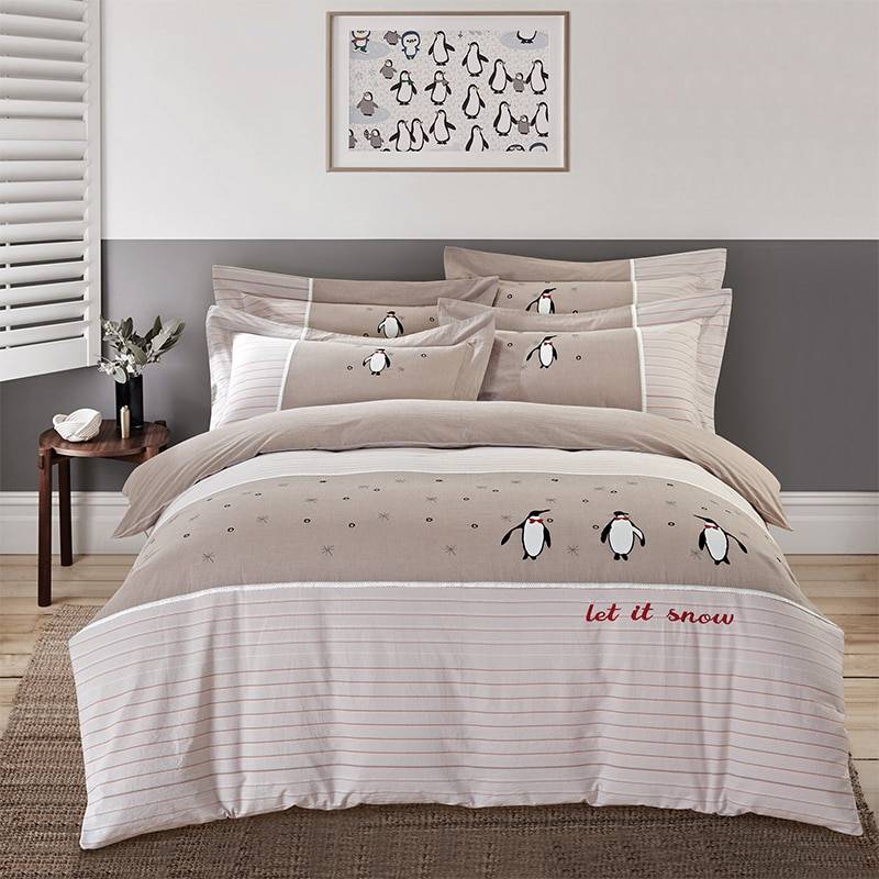 Laconic Animal Pattern Cotton Bedding Set (3 Colors)