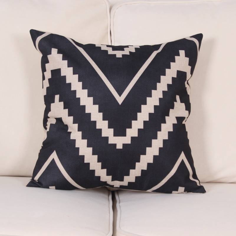 Nordic Style Geometric Pattern Pillow Cover