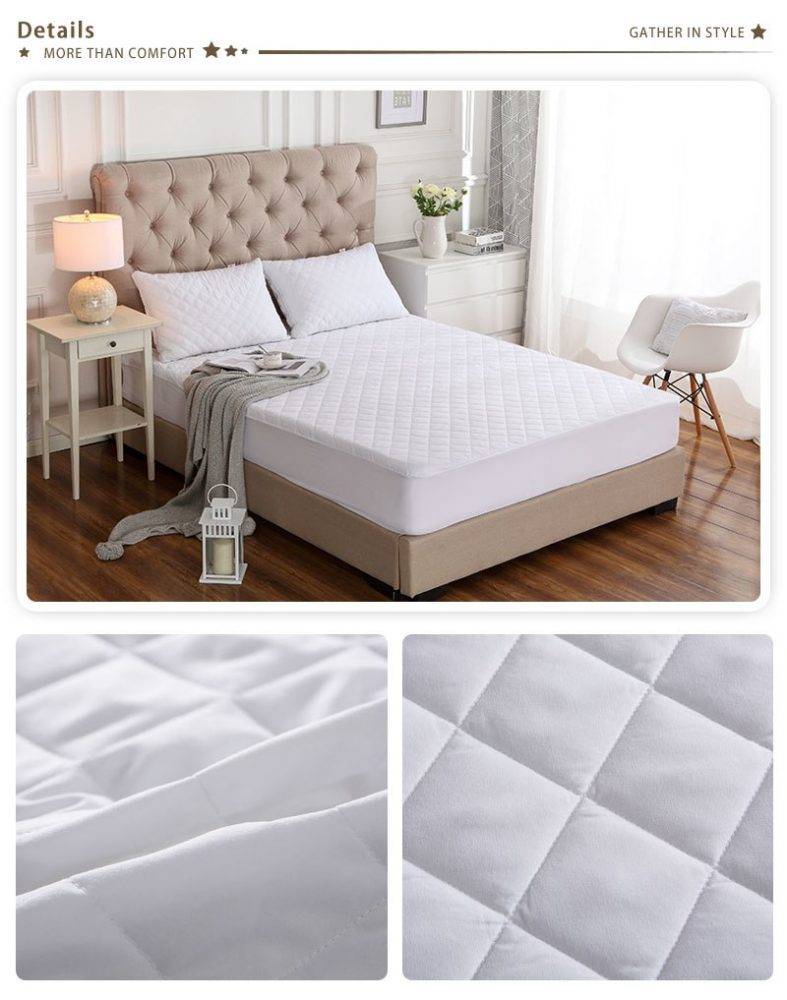 Waterproof Bed Cover Mattress Protector Quilted