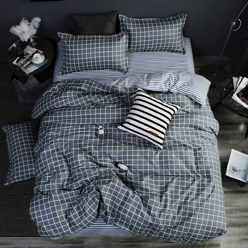 Super Soft Star 3pc Duvet Cover Bedding Set Flat Sheet Pillowcase