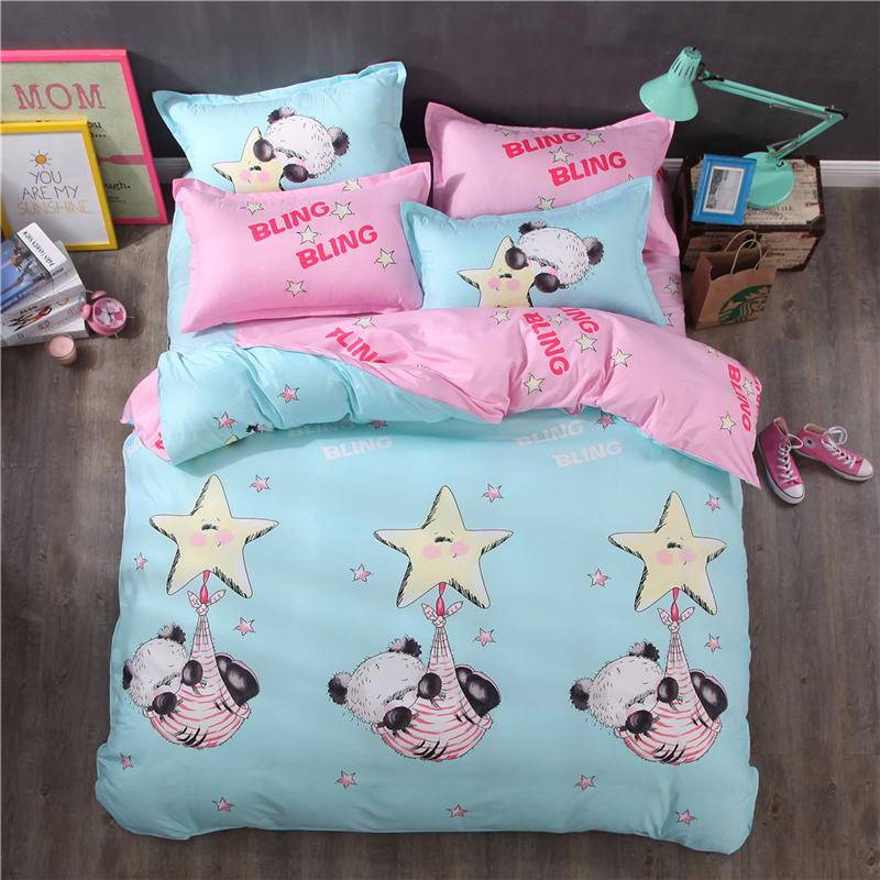 Black White Stripe Duvet Cover Style Cotton Bedding Set Bedding Sets