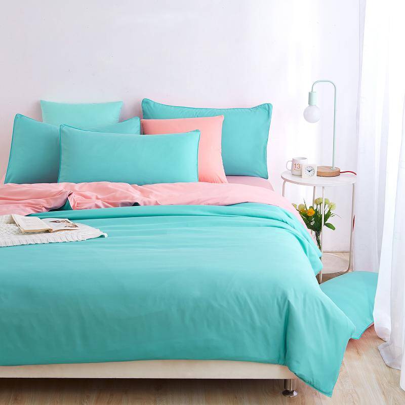 Solid Duvet Cover Microfiber Bedding Set (29 Colors) Bedding Sets