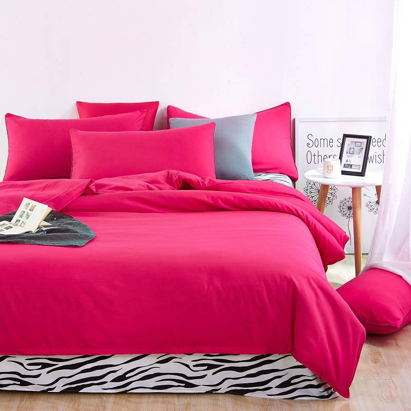 Solid Duvet Cover Microfiber Bedding Set (29 Colors) Bedding Sets