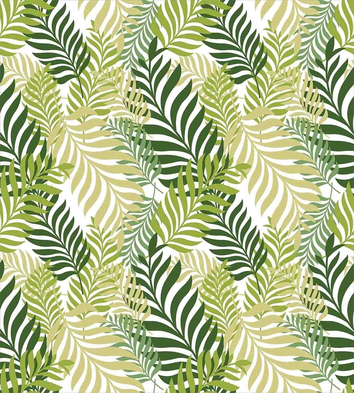 Botanical Palm Leaf Duvet Cover Bedding Set