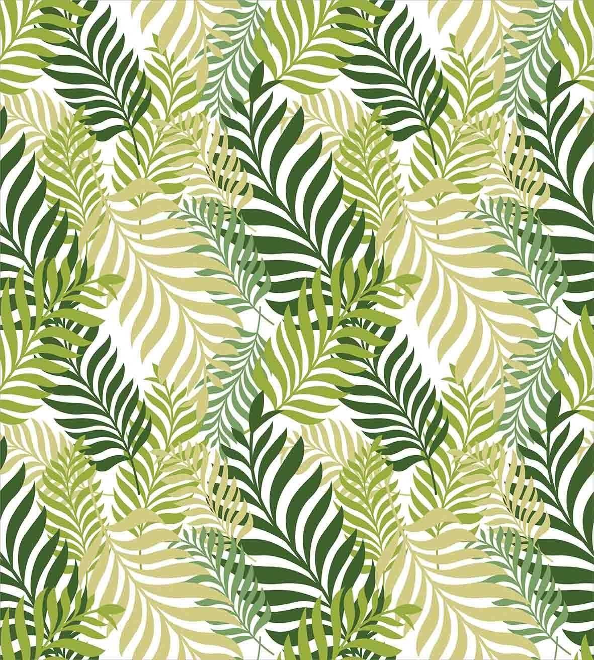 Botanical Palm Leaf Duvet Cover Bedding Set