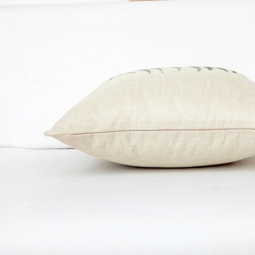 Botanical Tropical Plants Cushion Cover Linen Pillow Case 45x45cm (4 designs)