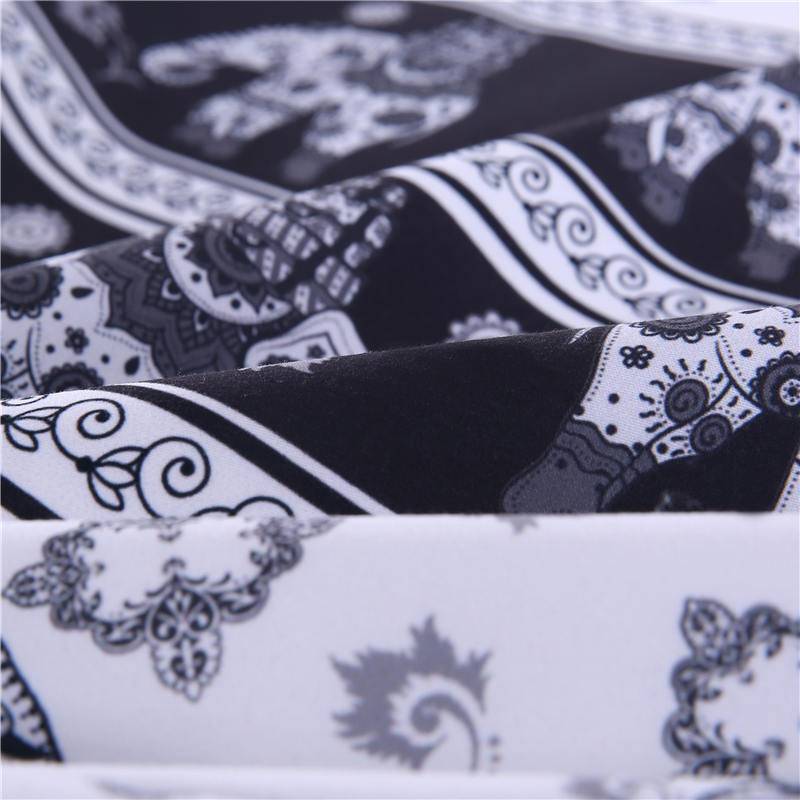 Black and White Bohemian Duvet Cover (Various Styles) Black and White Bohemian Duvet Cover (Various Styles)