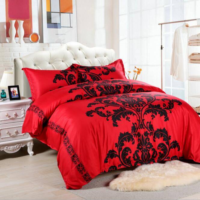 Black and White Jacquard Luxury Duvet Cover Bedding Sets Collection
