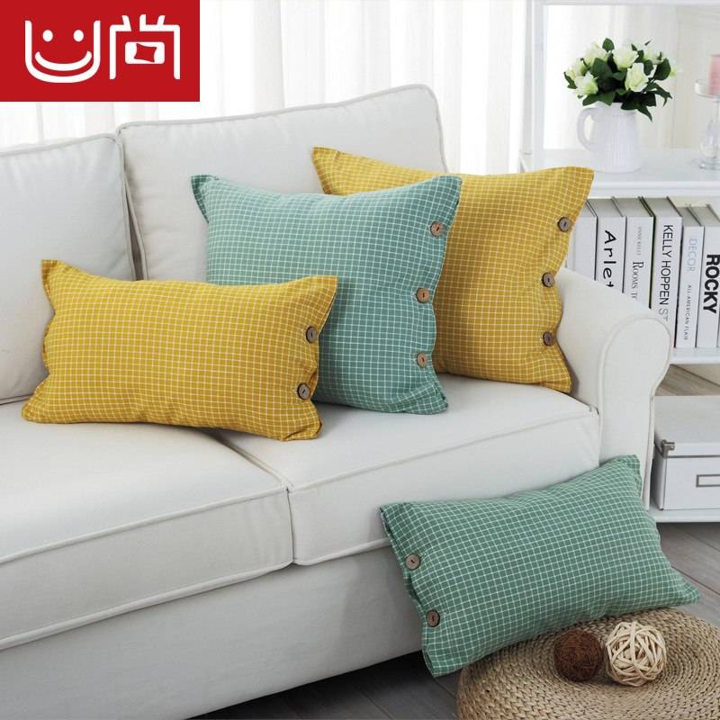 2018 new yellow theme cushion covers soft polyester cushion cover for home sofa bedding room decor 45*45cm cussin pillow cover