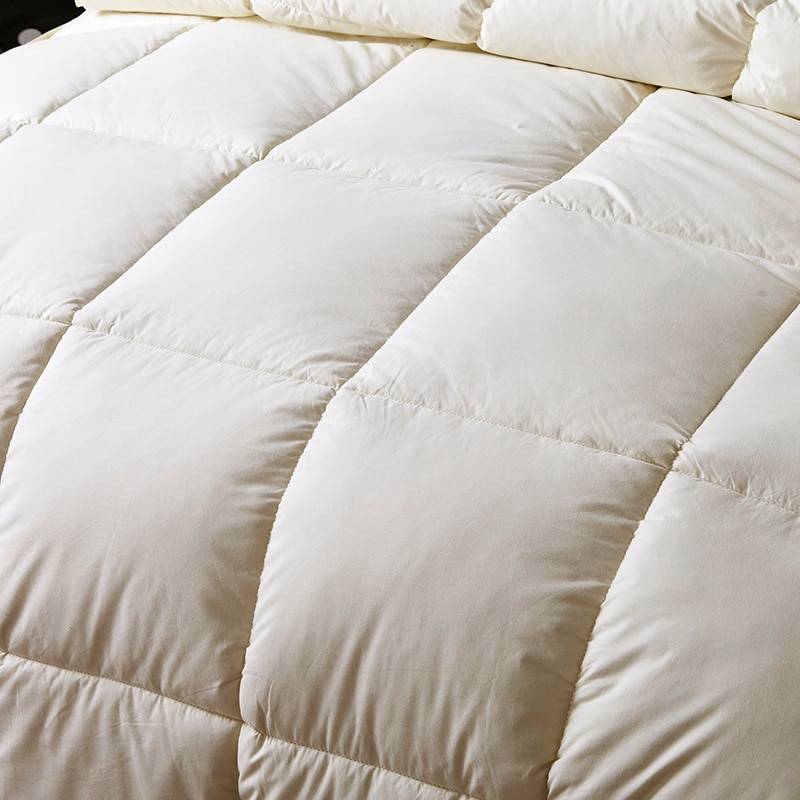 TUTUBIRD-100% white duck/goose down winter quilt comforter blanket duvet filling cotton cover twin single queen supper king size