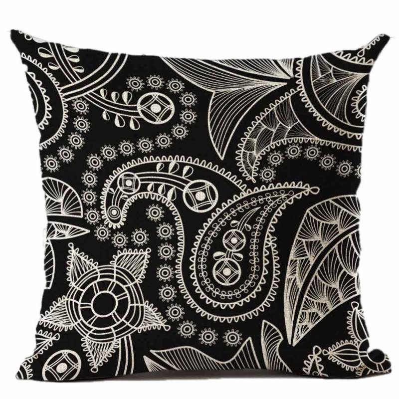 Ouneed Bohemian Throw Pillow Cover Geometric Cushion Hidden Zipper Home Decorative Mandala Pillows Epacket Free Shipping