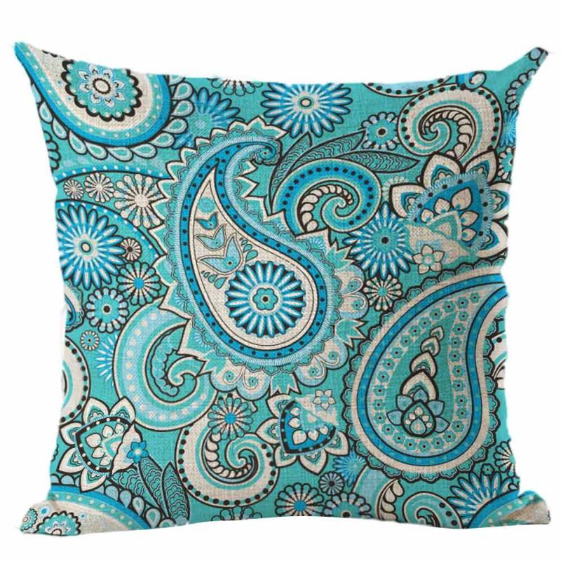 Ouneed Bohemian Throw Pillow Cover Geometric Cushion Hidden Zipper Home Decorative Mandala Pillows Epacket Free Shipping