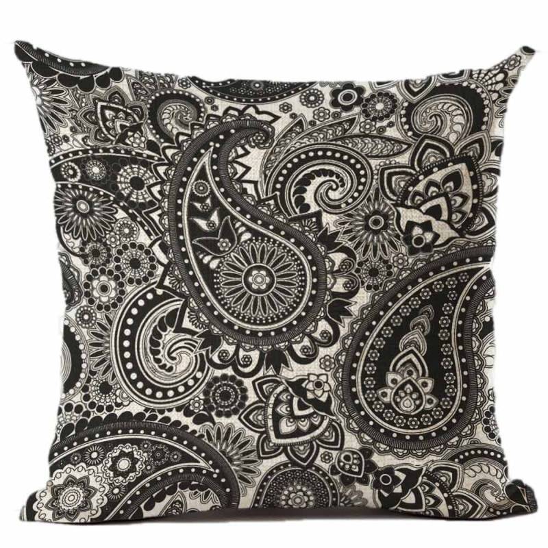 Ouneed Bohemian Throw Pillow Cover Geometric Cushion Hidden Zipper Home Decorative Mandala Pillows Epacket Free Shipping