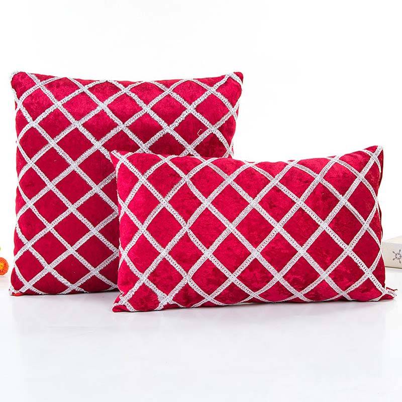 Deluxe Satin Velvet Throw Pillows Sofa Bed Cushion Cover Bedding Sets Collection