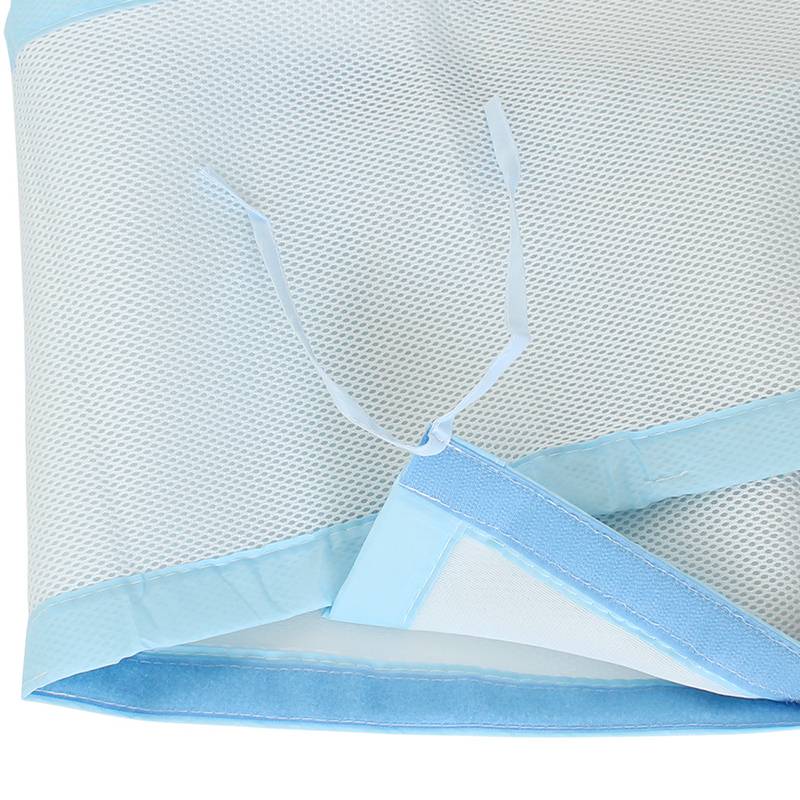 Baby Bed Bumper Breathable Mesh Crib Bumpers Baby Bedding 3 Layer Crib Liner Baby Cot Bed Around Protector Blue and Pink Color