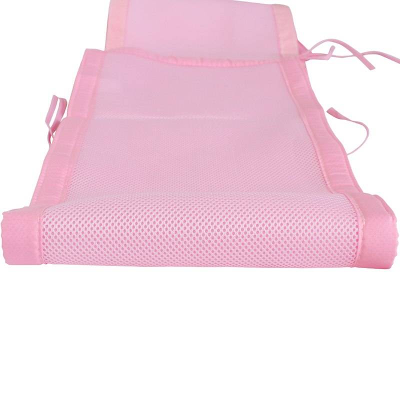 Baby Bed Bumper Breathable Mesh Crib Bumpers Baby Bedding 3 Layer Crib Liner Baby Cot Bed Around Protector Blue and Pink Color