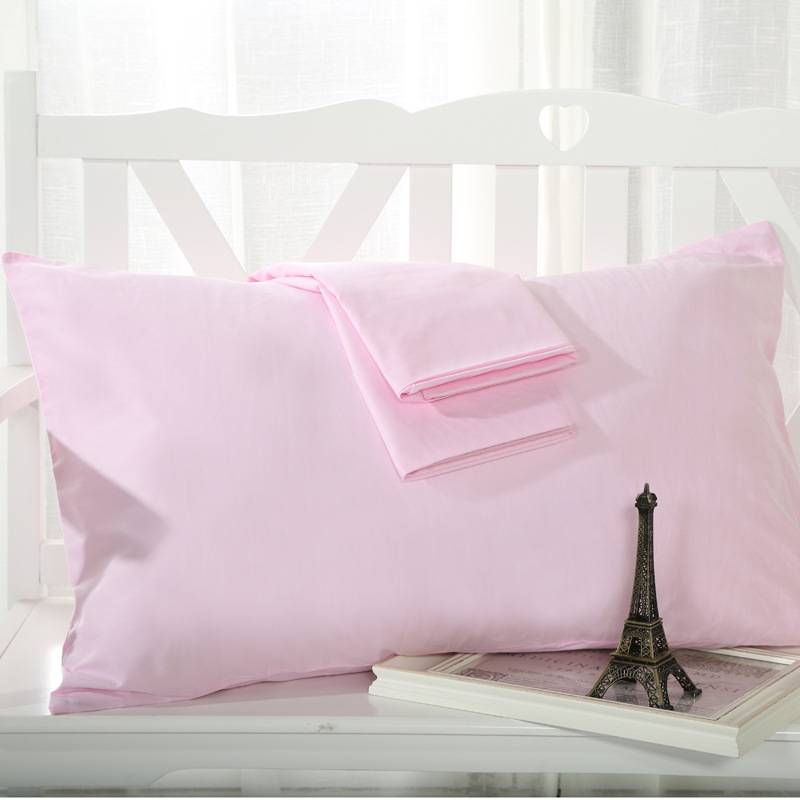 2 Pieces 100% Cotton Solid Color Pillowcase 15 Solid Color Pillow case Bedding 48x74cm Envelope Pillow cover