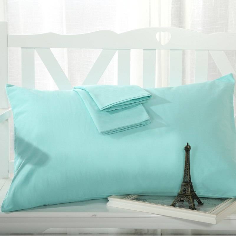 2 Pieces 100% Cotton Solid Color Pillowcase 15 Solid Color Pillow case Bedding 48x74cm Envelope Pillow cover
