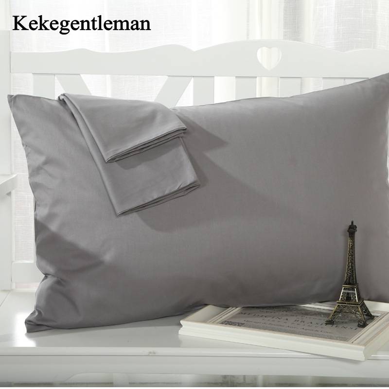 2 Pieces 100% Cotton Solid Color Pillowcase 15 Solid Color Pillow case Bedding 48x74cm Envelope Pillow cover