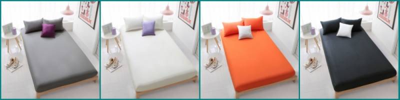2 Pieces 100% Cotton Solid Color Pillowcase 15 Solid Color Pillow case Bedding 48x74cm Envelope Pillow cover