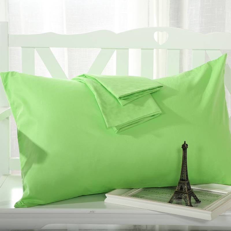 2 Pieces 100% Cotton Solid Color Pillowcase 15 Solid Color Pillow case Bedding 48x74cm Envelope Pillow cover