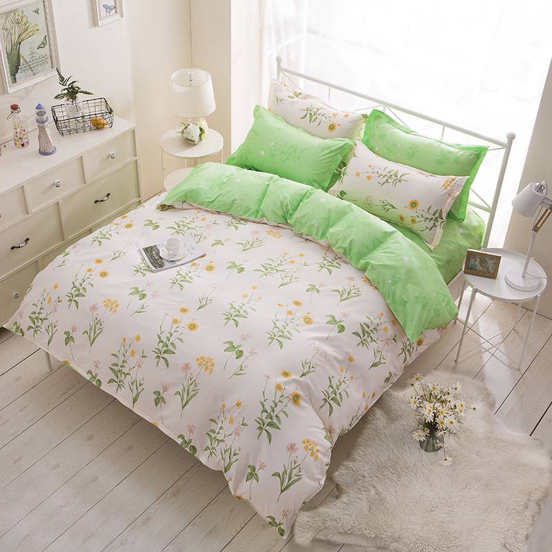 Bedspread Simple Fashion Geometric Stripes Bed Sheet Duvet Cover Sets 3/4pcs Bedding Set