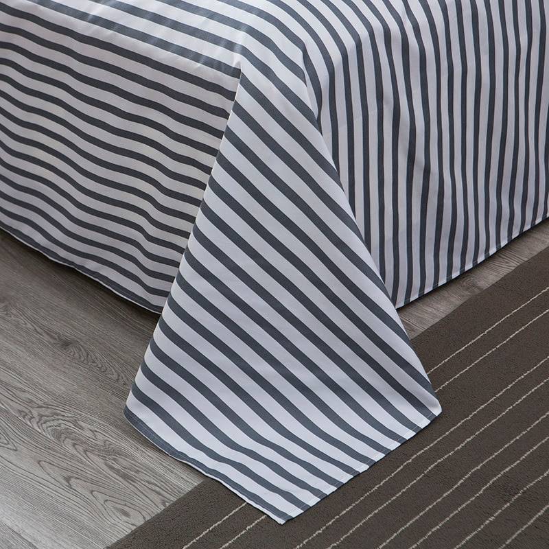 Bedspread Simple Fashion Geometric Stripes Bed Sheet Duvet Cover Sets 3/4pcs Bedding Set