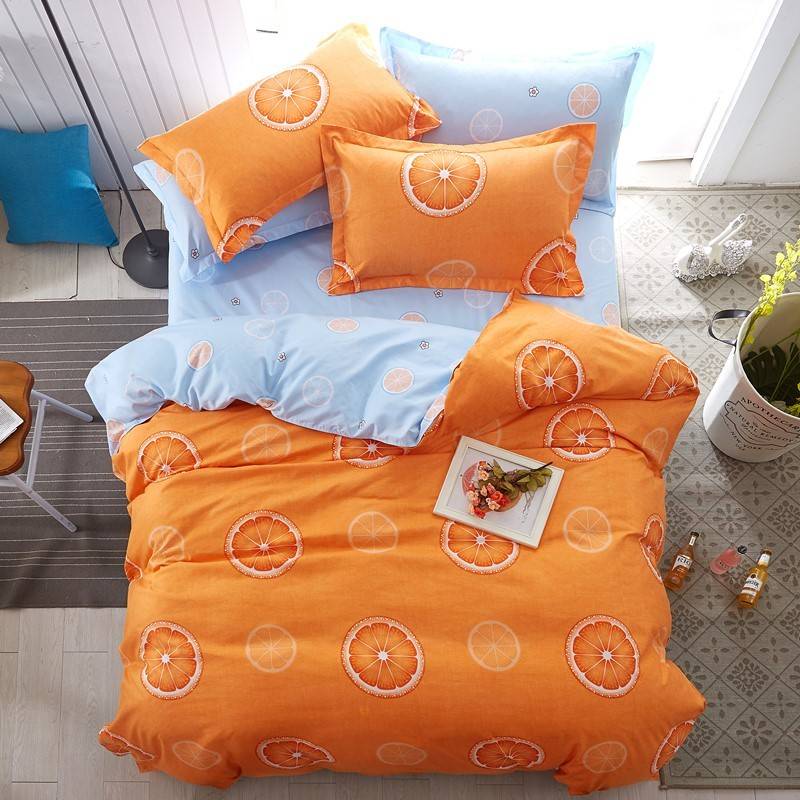 Bedspread Simple Fashion Geometric Stripes Bed Sheet Duvet Cover Sets 3/4pcs Bedding Set