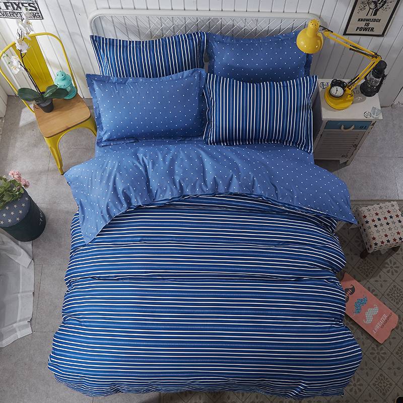 Bedspread Simple Fashion Geometric Stripes Bed Sheet Duvet Cover Sets 3/4pcs Bedding Set Bedspread Simple Fashion Geometric Stripes Bed Sheet Duvet Cover Sets 3/4pcs Bedding Set