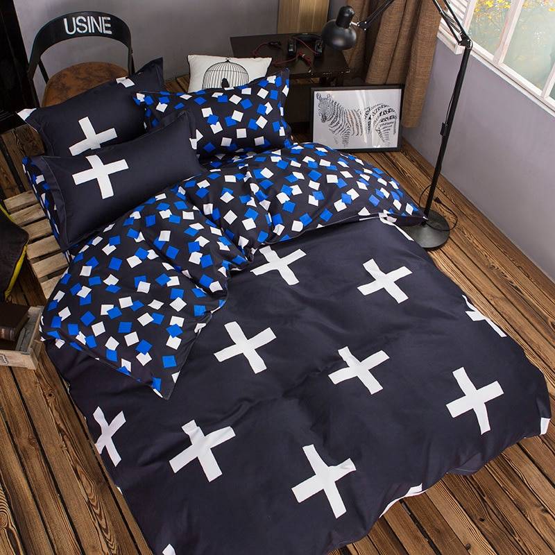 Cartoon Christmas Tree Elk Bedclothes Simple Fashion Geometric Stripes Bed Sheet Duvet Cover Sets 3/4pcs Bedding Set Cartoon Christmas Tree Elk Bedclothes Simple Fashion Geometric Stripes Bed Sheet Duvet Cover Sets 3/4pcs Bedding Set