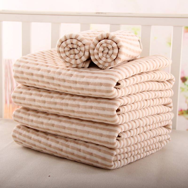 Organic colored cotton + Waterproof EVA Layer Baby Changing Mat Bebe Waterproof Changing Urine Pad Bed Sheets for Newborn