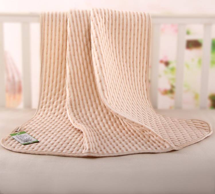 Organic colored cotton + Waterproof EVA Layer Baby Changing Mat Bebe Waterproof Changing Urine Pad Bed Sheets for Newborn