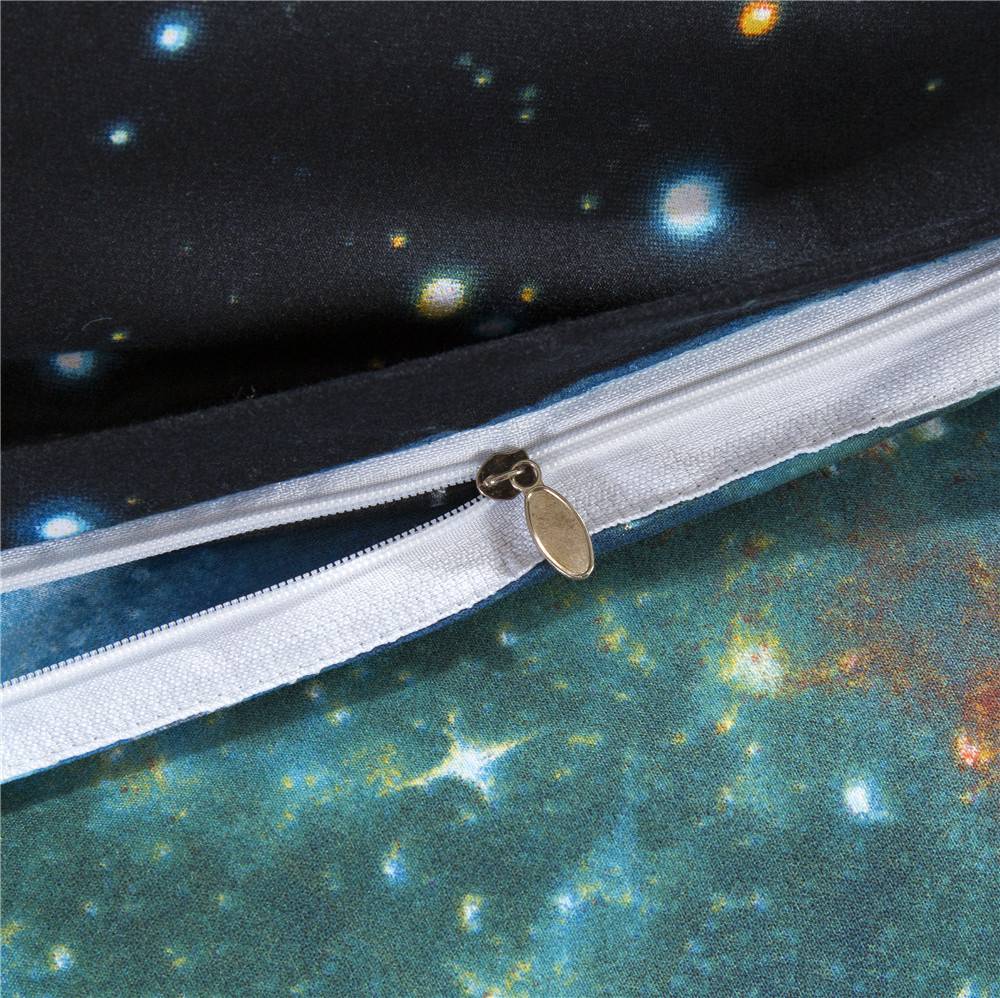 3d Galaxy Duvet Cover Set Single double Twin/Queen 2pcs/3pcs/4pcs bedding sets Universe Outer Space Themed Bed Linen