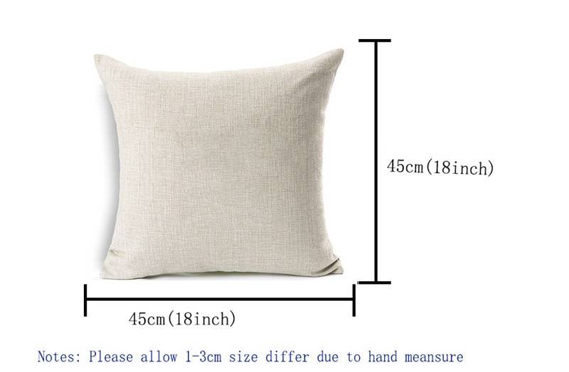 Letter Love Home Cushion covers Cotton linen Black White pillow cover Sofa bed Nordic decorative pillow case almofadas 45x45cm