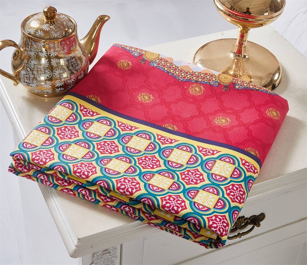 bohemian-polyester-queen-size-flat-sheet