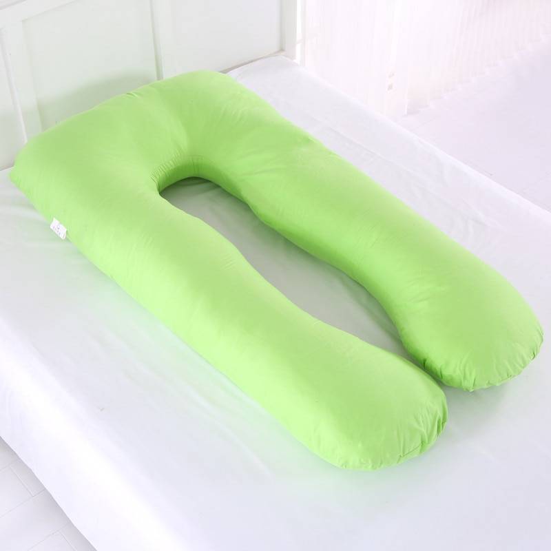 Comfortable U Shape Cushion Long Side Sleeping Maternity Pillows Bedding Full Body Pregnancy Prenatal Pillow for Pregnant Women