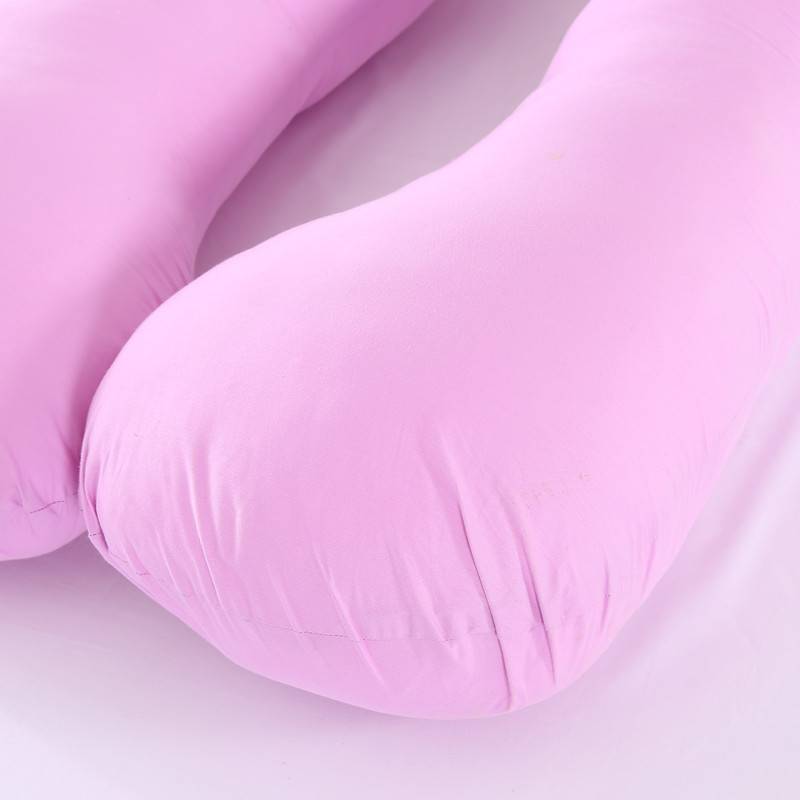 Comfortable U Shape Cushion Long Side Sleeping Maternity Pillows Bedding Full Body Pregnancy Prenatal Pillow for Pregnant Women