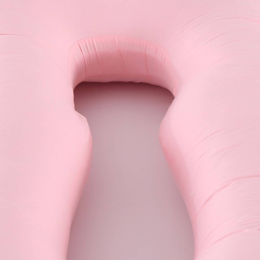 Comfortable U Shape Cushion Long Side Sleeping Maternity Pillows Bedding Full Body Pregnancy Prenatal Pillow for Pregnant Women